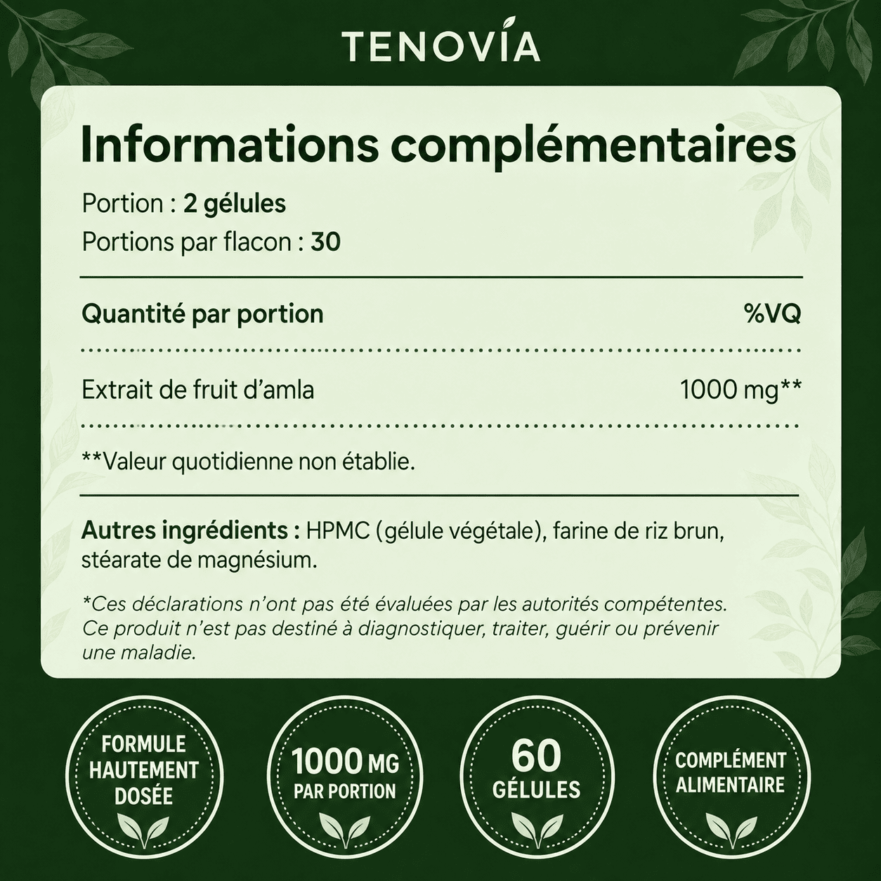 Tenovia — Amla Superfruit Pur