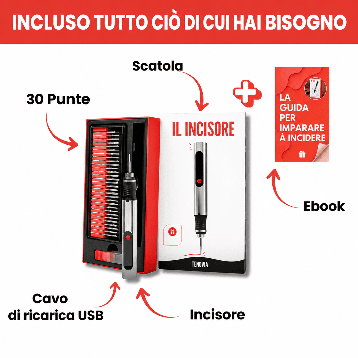 Kit Completo per Incisione Elettrica - L'Incisore®